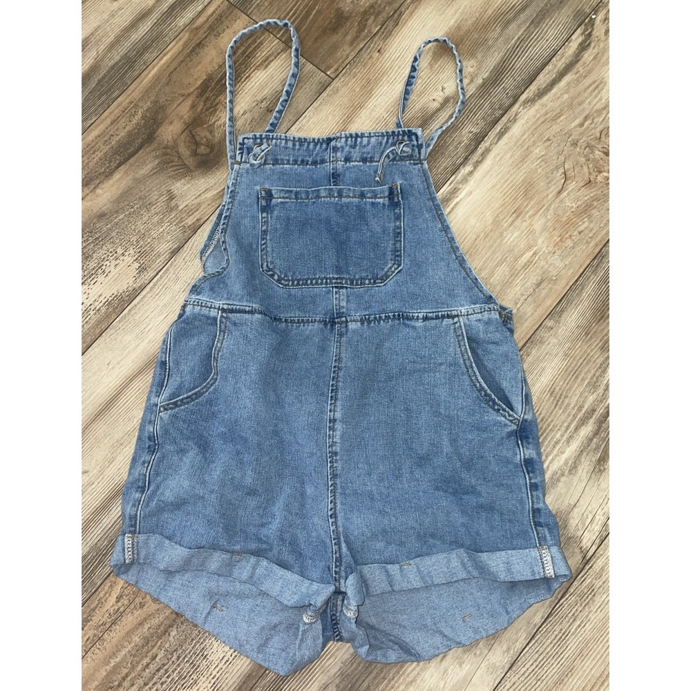 Cider Blue‎ Denim short overalls Size XS